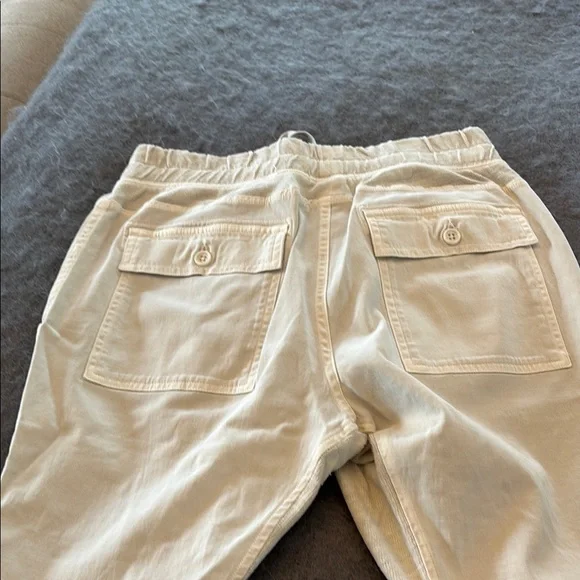 James Perse Cream Jogger Pants - Picture 7 of 11